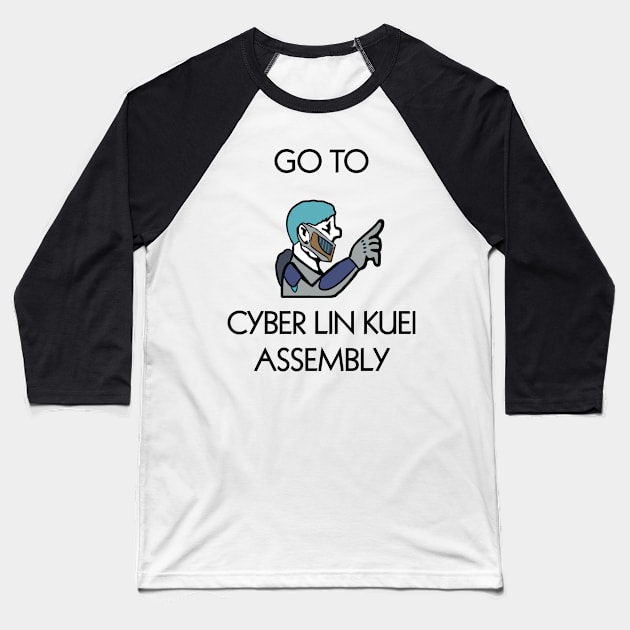 Go to Cyber Lin Kuei Assembly Baseball T-Shirt by Jawes